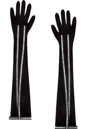REVOLVE David Koma David koma guantes en color negro talla L en - Black. Talla L (también en M, S, XS).
