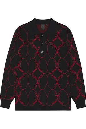 REVOLVE FORMER Former coil knit polo en color negro talla M en - Black. Talla M (también en S).
