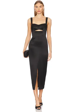 REVOLVE NICHOLAS Nicholas vestido midi gia en color talla 0 en - Black. Talla 0 (también en 10, 12, 2, 6, 8).