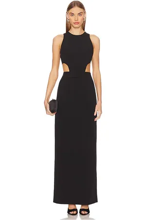 REVOLVE ET OCHS Et ochs vestido con escote halter naomi en color talla 0 en - Black. Talla 0 (también en 10, 2, 4, 6, 8).