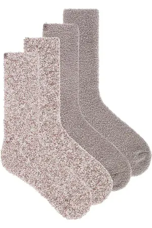 REVOLVE Barefoot Dreams Barefoot dreams conjunto de calcetines barefoot dreams cozychic 2 pair sock set en color gris talla all en - Grey. Talla