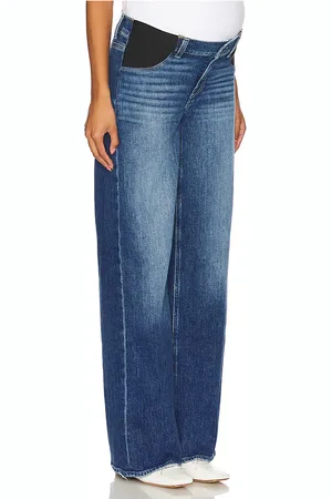 REVOLVE PAIGE Paige pierna ancha sasha maternity en color denim-medium talla 24 en - Denim-Medium. Talla 24 (también en 28, 29).