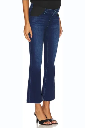 REVOLVE PAIGE Paige pernera ancha claudine maternity en color denim-dark talla 23 en - Denim-Dark. Talla 23 (también en 24, 34).