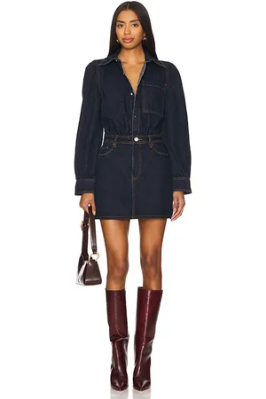 REVOLVE BLANKNYC Blanknyc vestido deep down en color denim-dark talla M en - Denim-Dark. Talla M (también en XS).