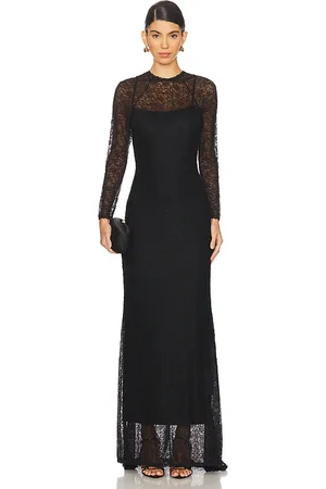 REVOLVE SIMKHAI Simkhai vestido de manga larga stacy en color talla 2 en - Black. Talla 2 (también en 4).