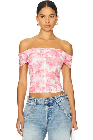 REVOLVE Miaou Miaou corsé magda en color coral talla M en - Coral. Talla M (también en S, XS).