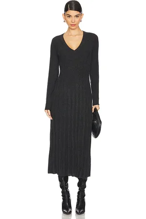 REVOLVE Autumn Cashmere Autumn cashmere vestido punto en color gris talla L en - Grey. Talla L (también en M, S, XL, XS).