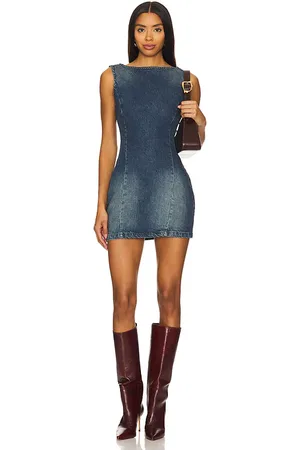 REVOLVE EB Denim Eb denim vestido nico en color denim-medium talla M en - Denim-Medium. Talla M (también en L, S, XL, XS).