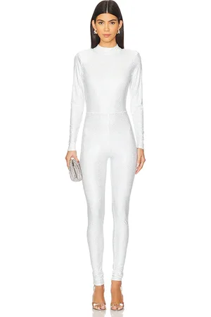 REVOLVE Mariandree Gaitan Mariandree gaitan belen jumpsuit en color metálico talla M en - Metallic Silver. Talla M (también en S, XS).