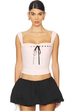 REVOLVE Miaou Miaou corsé laced imogene en color rosado talla L en - Pink. Talla L (también en M, S).