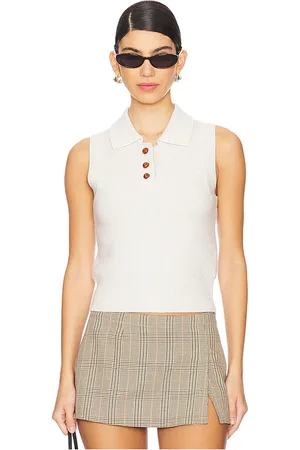 REVOLVE REMAIN Remain polo knitted en color beige talla 32 en - Beige. Talla 32 (también en 34, 36, 38, 40).