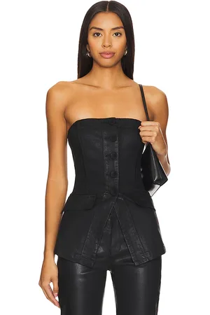 REVOLVE Favorite Daughter Favorite daughter corsé phoebe en color negro talla 6 en - Black. Talla 6 (también en 8).