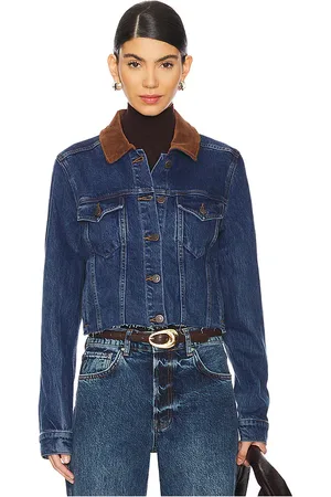 REVOLVE Veronica Beard Veronica beard chaqueta cara en color denim-dark talla L en - Denim-Dark. Talla L (también en XL).