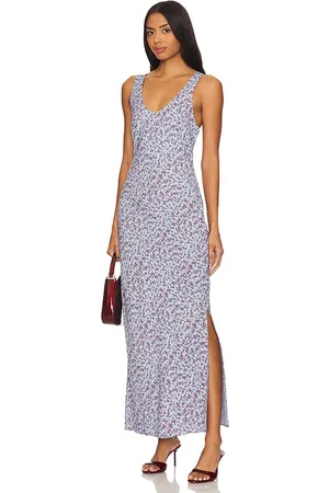 REVOLVE FAITHFULL THE BRAND Faithfull the brand vestido olivia en color bebe azul talla L en - Baby Blue. Talla L (también en M, S, XL).