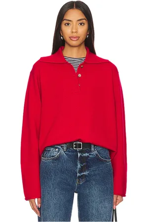 REVOLVE Guest In Residence Guest en residence camisa en color rojo talla L en - Red. Talla L (también en M, S, XL, XS).