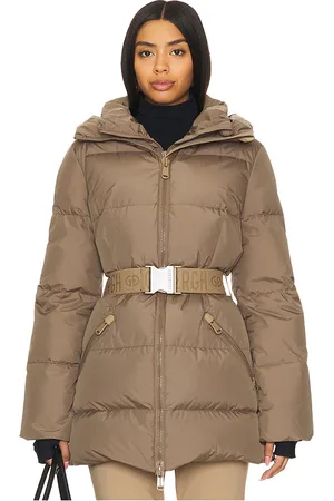 REVOLVE Goldbergh Goldbergh plumífero fort en color taupe talla 34 en - Taupe. Talla 34 (también en 36, 40).