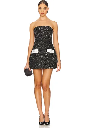 REVOLVE Retrofete Retrofete vestido lentejuelas merit en color negro talla L en - Black. Talla L (también en M, S, XL, XS).