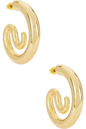 REVOLVE 8 Other Reasons 8 other reasons pendientes llamativos spiral en color oro metálico talla all en - Metallic Gold. Talla all.