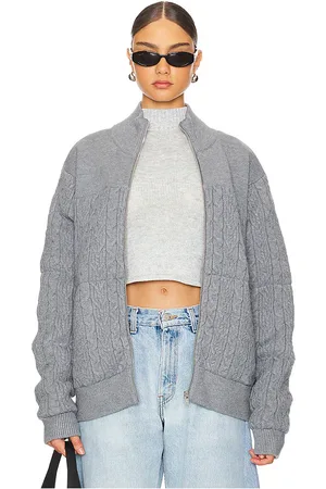 REVOLVE SER.O.YA Ser.o.ya plumífero levi knit en color gris talla L en - Grey. Talla L (también en M).