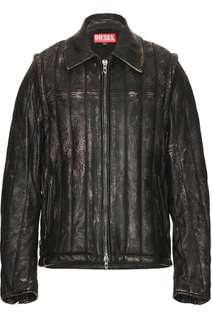 REVOLVE Diesel Diesel chaqueta cuero albert en color talla 46 en - Black. Talla 46 (también en 48, 50).