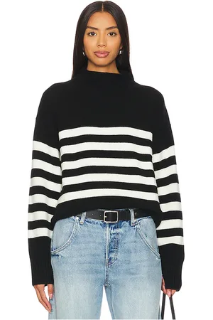 REVOLVE Kule Kule jersey de cuello alto lucca en color negro talla L en - Black. Talla L (también en XL, XS).