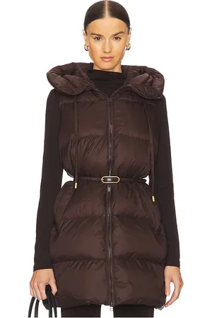 REVOLVE Veronica Beard Veronica beard chaleco plumífero bria en color marrón talla L en - Brown. Talla L (también en M, S, XS).