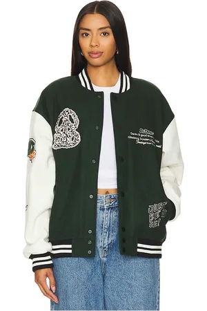 REVOLVE Dr. Denim Dr. denim chaqueta annivarsity en color verde talla M en - Green. Talla M (también en XL).