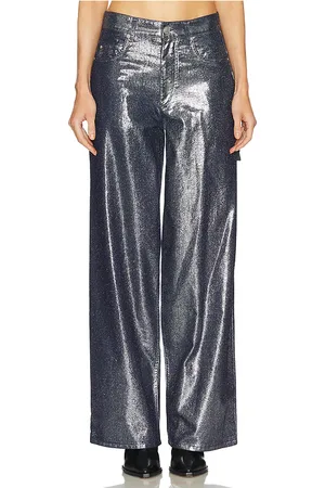 REVOLVE Isabel Marant Etoile Isabel marant etoile cover jeans en color metálico talla 34/2 en - Metallic Silver. Talla 34/2 (también en 36/4