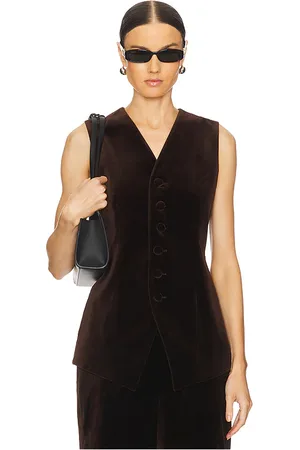 REVOLVE Polo Ralph Lauren Polo ralph lauren chaleco velvet en color chocolate talla 2 en - Chocolate. Talla 2 (también en 8).