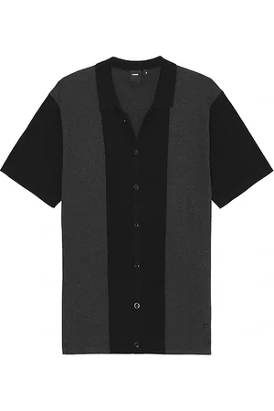 REVOLVE FORMER Former camisa marilyn knit en color negro talla L en - Black. Talla L (también en M, XL/1X).