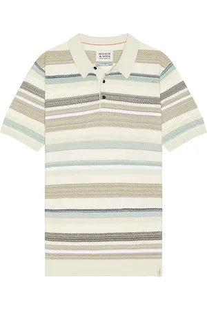 REVOLVE Scotch & Soda Scotch & soda structured knitted polo en color crema talla L en - Cream. Talla L (también en M, S, XL/1X).