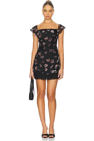 REVOLVE For Love & Lemons For love & lemons vestido aigrette en color talla M en - Black. Talla M (también en S, XS).