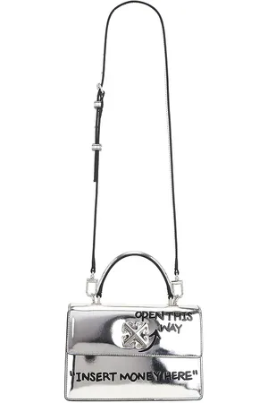 REVOLVE OFF-WHITE Off-white bolso con asa superior jitney en color plateado metálico talla all en - Metallic Silver. Talla all.