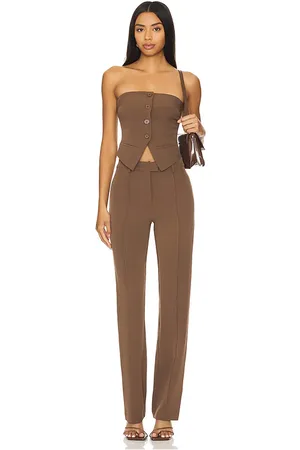 REVOLVE ALL THE WAYS All the ways conjuntos pantalón vienna en color talla L en - Brown. Talla L (también en XL).