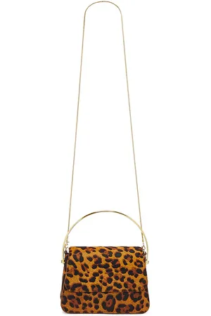 REVOLVE SIMKHAI Simkhai mini bolso estampado aria en color marrón talla all en - Brown. Talla all.