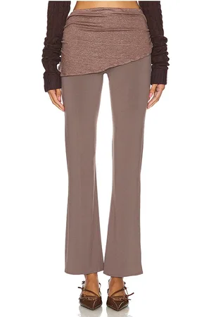 REVOLVE Zemeta Zemeta pantalones me and you en color talla L en - Tan. Talla L (también en M).