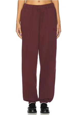 REVOLVE ANINE BING Anine bing karter jogger en color burgundy talla L en - Burgundy. Talla L (también en M, S).