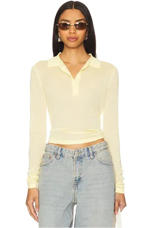 REVOLVE LIONESS Lioness polo black swan en color amarillo limon talla L en - Lemon. Talla L (también en S, XS).