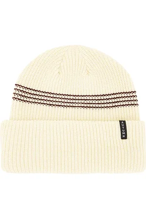 REVOLVE Autumn Headwear Autumn headwear gorro mini stripe en color crema talla all en - Cream. Talla all.