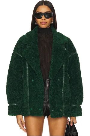REVOLVE LAMARQUE Lamarque chaqueta piel sintética badu en color talla L en - Green. Talla L (también en M, S, XL, XS, XXS).