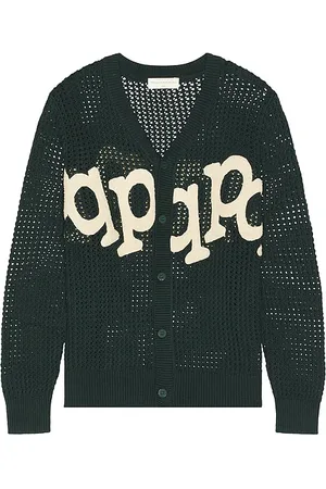 REVOLVE Museum of Peace and Quiet Museum of peace and quiet cárdigan etched crochet cardigan en color verde oscuro talla L en - Dark Green. Talla L (tamb