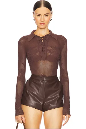 REVOLVE Fleur du mal Fleur du mal body en color marrón talla L en - Brown. Talla L (también en M, XS).