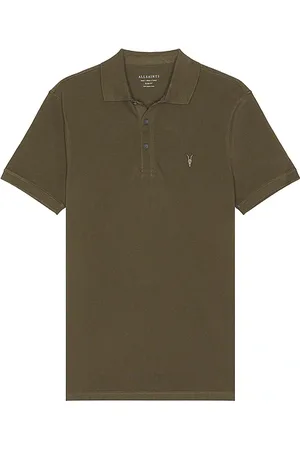 REVOLVE ALLSAINTS Allsaints reform short sleeve polo en color verde talla M en - Green. Talla M (también en S).