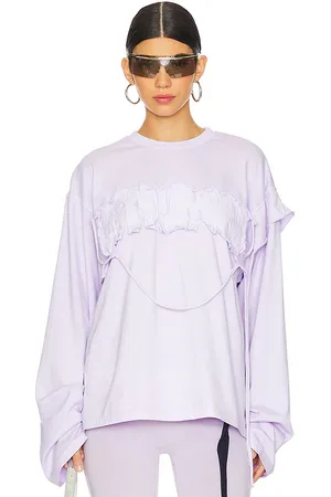 REVOLVE Ottolinger Ottolinger camiseta oversize deconstruida en color lavanda talla M en - Lavender. Talla M (también en XL).