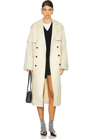 REVOLVE ALLSAINTS Allsaints trenca clyde en color blanco talla 10 en - White. Talla 10 (también en 12, 4, 6, 8).