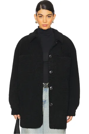 REVOLVE LAMARQUE Lamarque chaqueta de piel sintética kane en color talla L en - Black. Talla L (también en M, S, XL, XS).