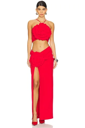 REVOLVE Lovers and Friends Lovers and friends vestido largo artemis en color talla L en - Red. Talla L (también en M, XS).
