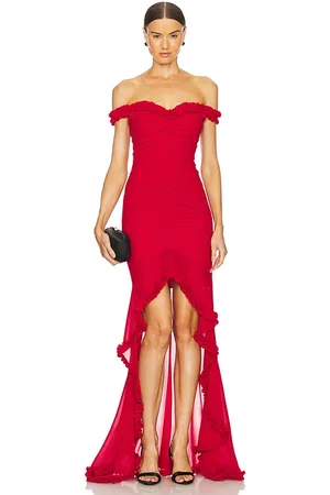 REVOLVE MAJORELLE Majorelle vestido largo chandra en color talla S en - Red. Talla S (también en XL, XXS).