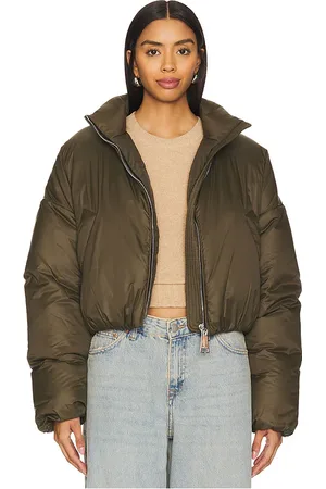 REVOLVE Khrisjoy Khrisjoy plumífero joy en color verde oliva talla 0 en - Olive. Talla 0 (también en 00, 1, 2).
