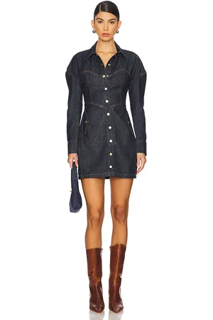 REVOLVE Fleur du mal Fleur du mal vestido en color denim-dark talla 0 en - Denim-Dark. Talla 0 (también en 2, 4, 6).